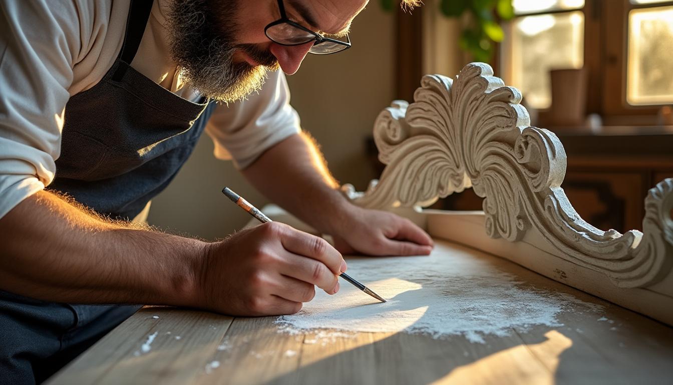 Illustration: Définition et rôle décoratif des moulures en bois