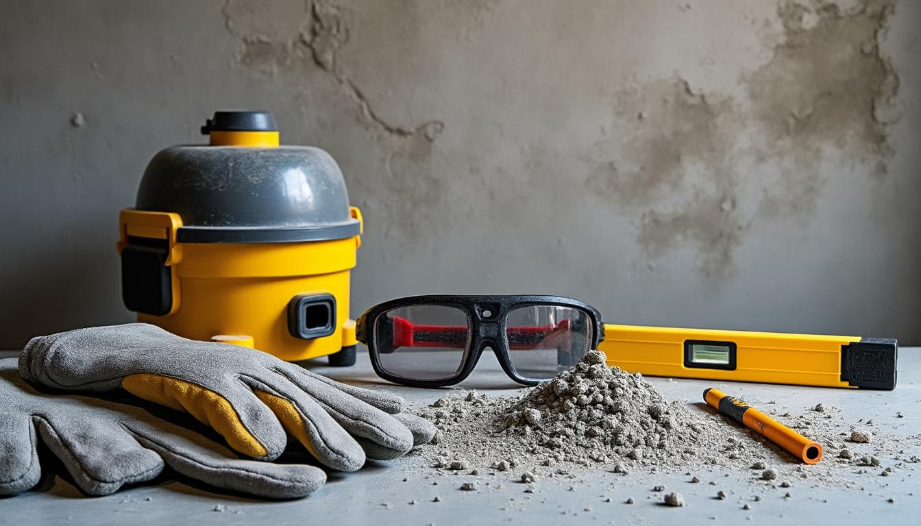 Illustration: Les outils et accessoires indispensables pour percer dans le béton
