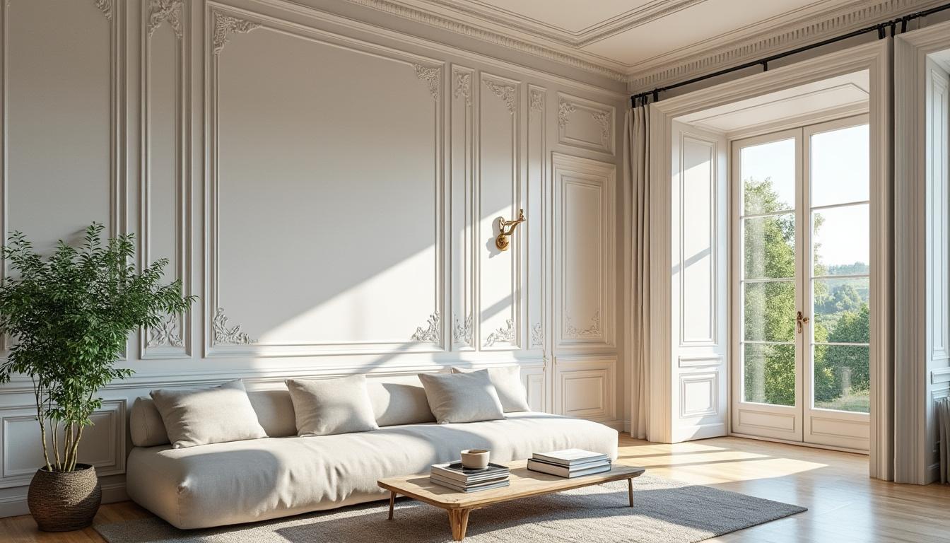 Illustration: Les fonctions esthétiques et pratiques des moulures dans la décoration intérieure