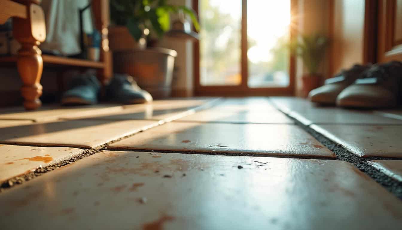 Illustration: Les principales causes d’encrassement des joints de carrelage à la maison
