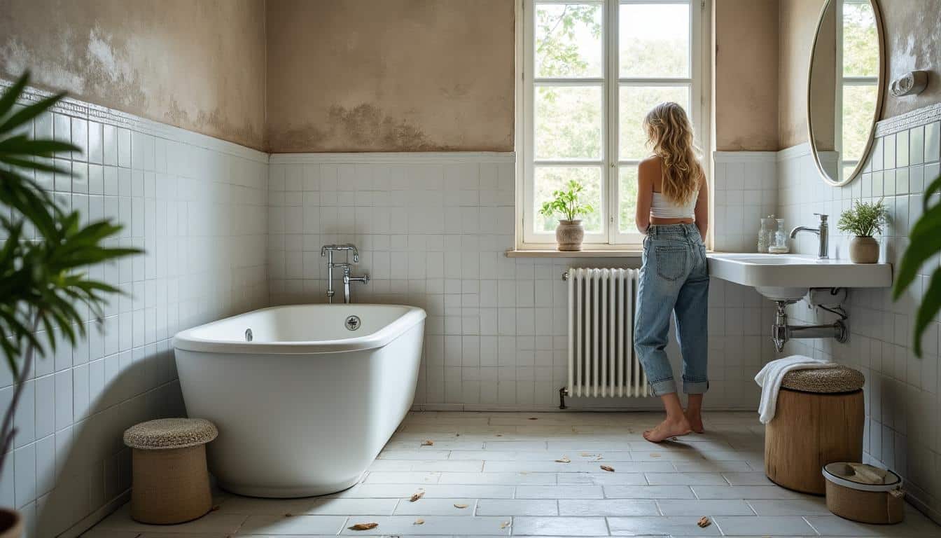 Illustration: Avantages, inconvénients et choix de la peinture pour carrelage de salle de bain