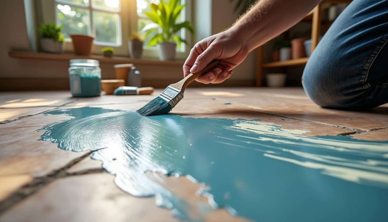 Illustration: Qu’est-ce que la peinture pour sol carrelage ?
