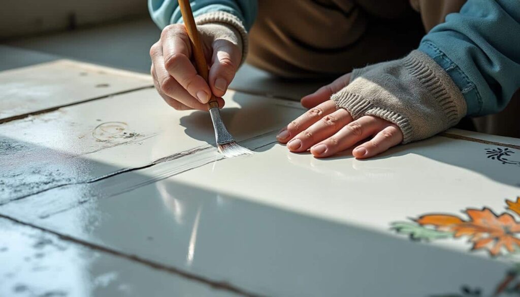 Peinture sur carrelage de sol : conseils et étapes pour réussir