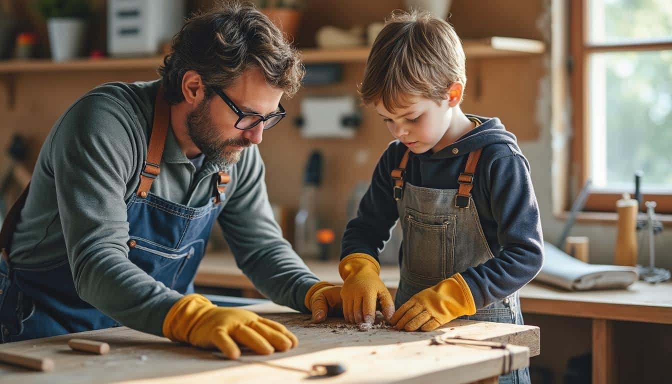 Illustration: Les risques et bonnes pratiques pour garantir la sécurité des enfants avec une perceuse