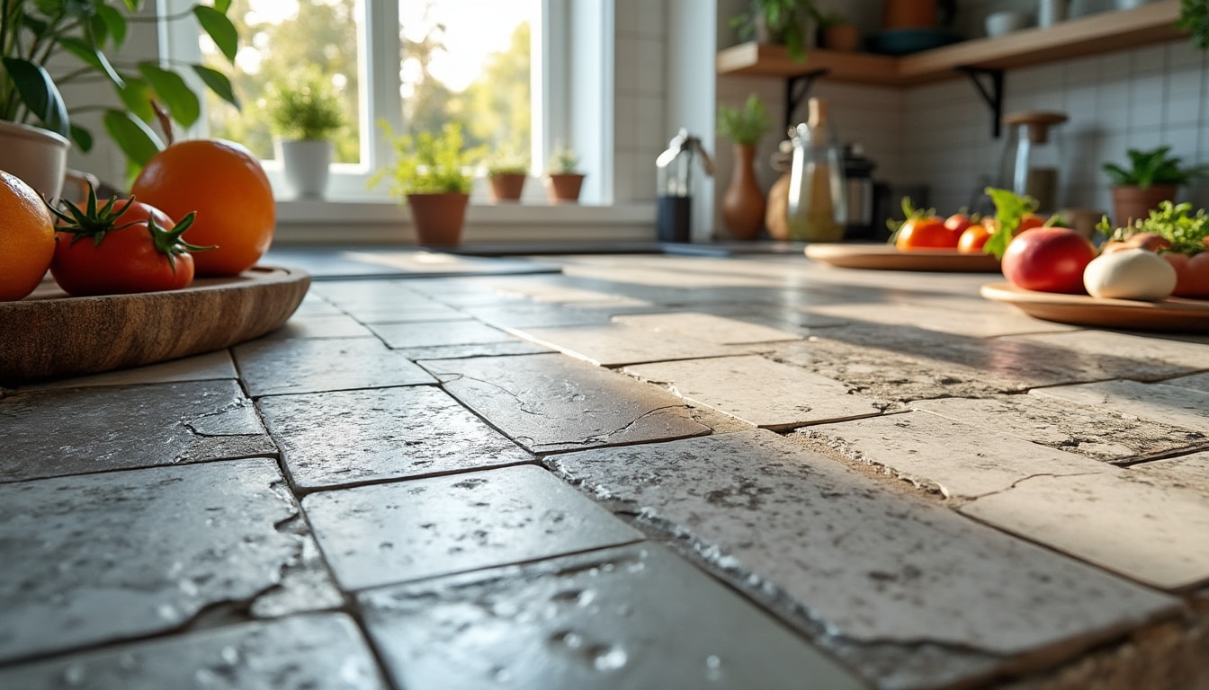 Illustration: Définition et spécificités du carrelage pour plan de travail