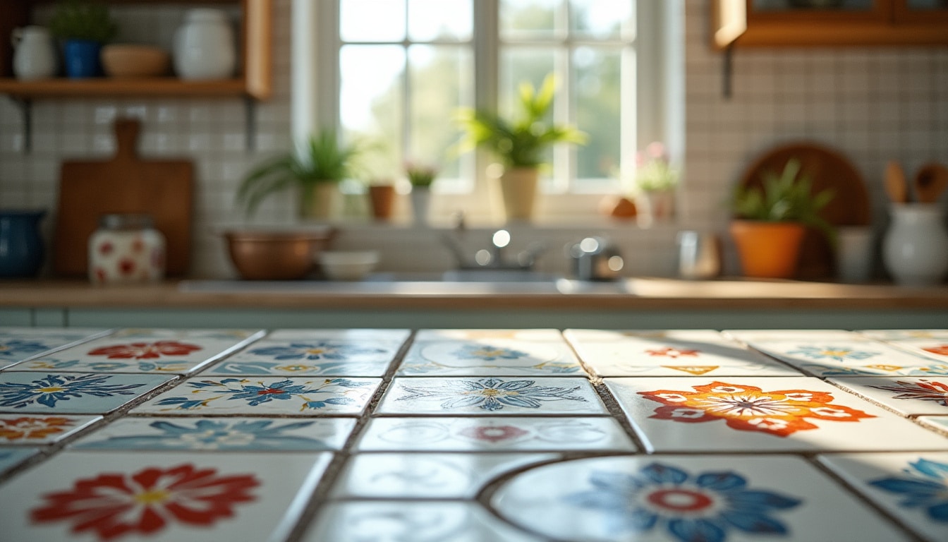 Carrelage pour plan de travail de cuisine : conseils et tendances