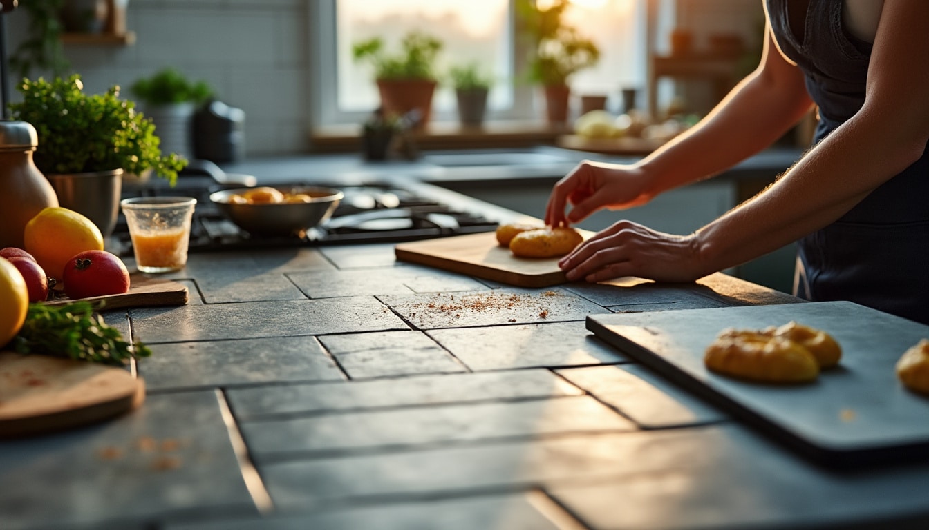 Carrelage pour plan de travail : conseils, choix et inspirations