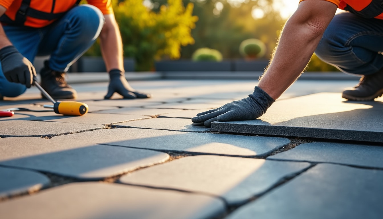 Illustration: Comprendre le carrelage sur plot et son principe de pose