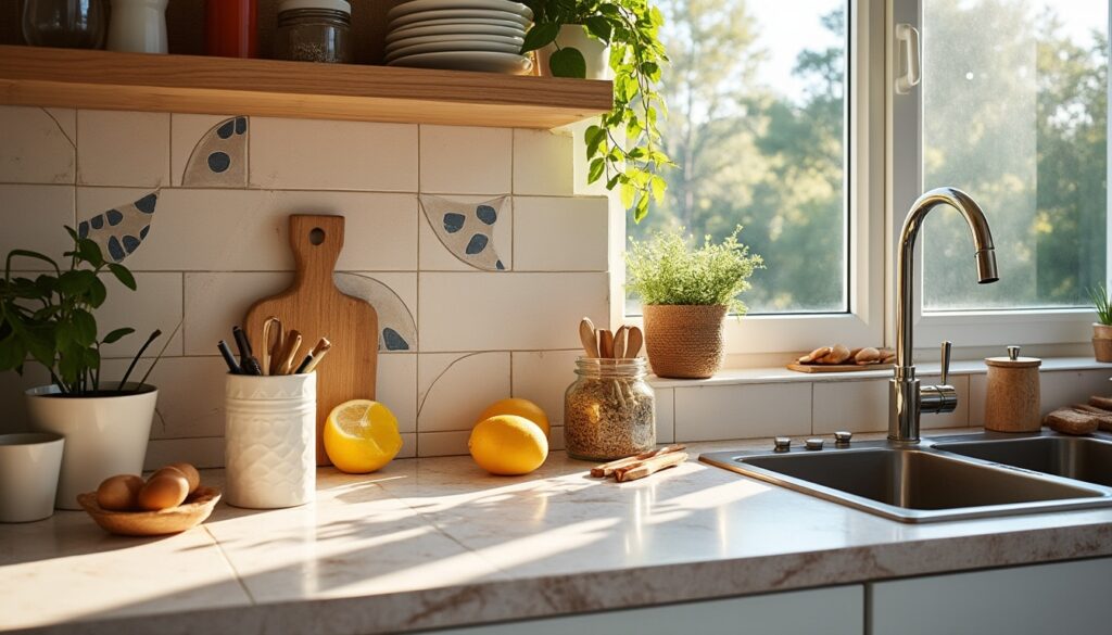 Crédence en carrelage pour la cuisine : styles, choix et conseils