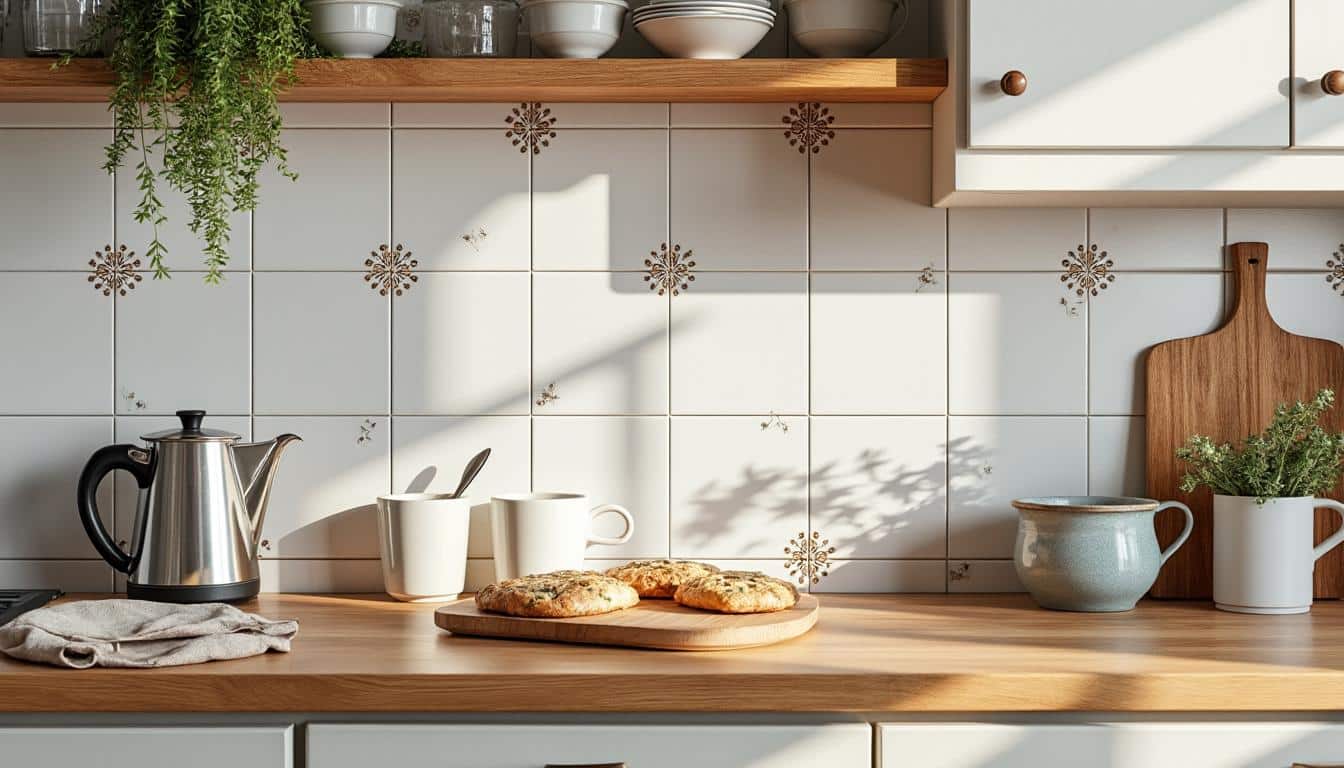 Illustration: Comprendre la crédence en carrelage pour la cuisine : définition, utilité et avantages