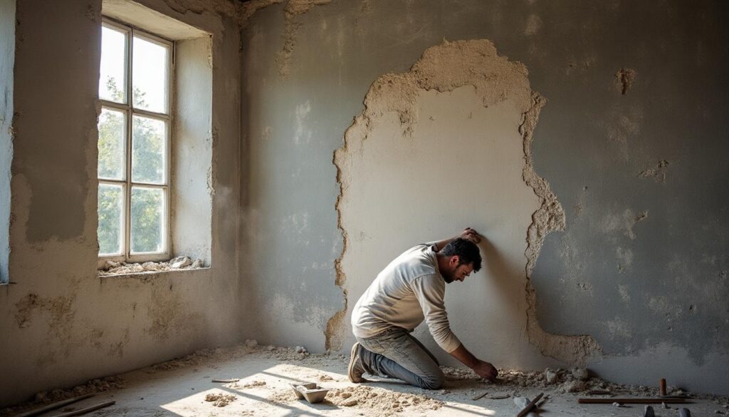 Découpe du plâtre pour ouverture en arcade : conseils et stabilité
