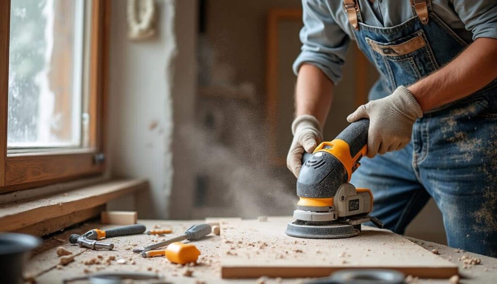 Découpe du plâtre : maîtriser vibrations, scie et poussière facilement