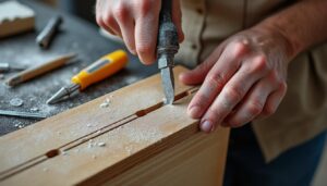 Fixation par cheville dans une cloison fine avec renfort : guide pratique