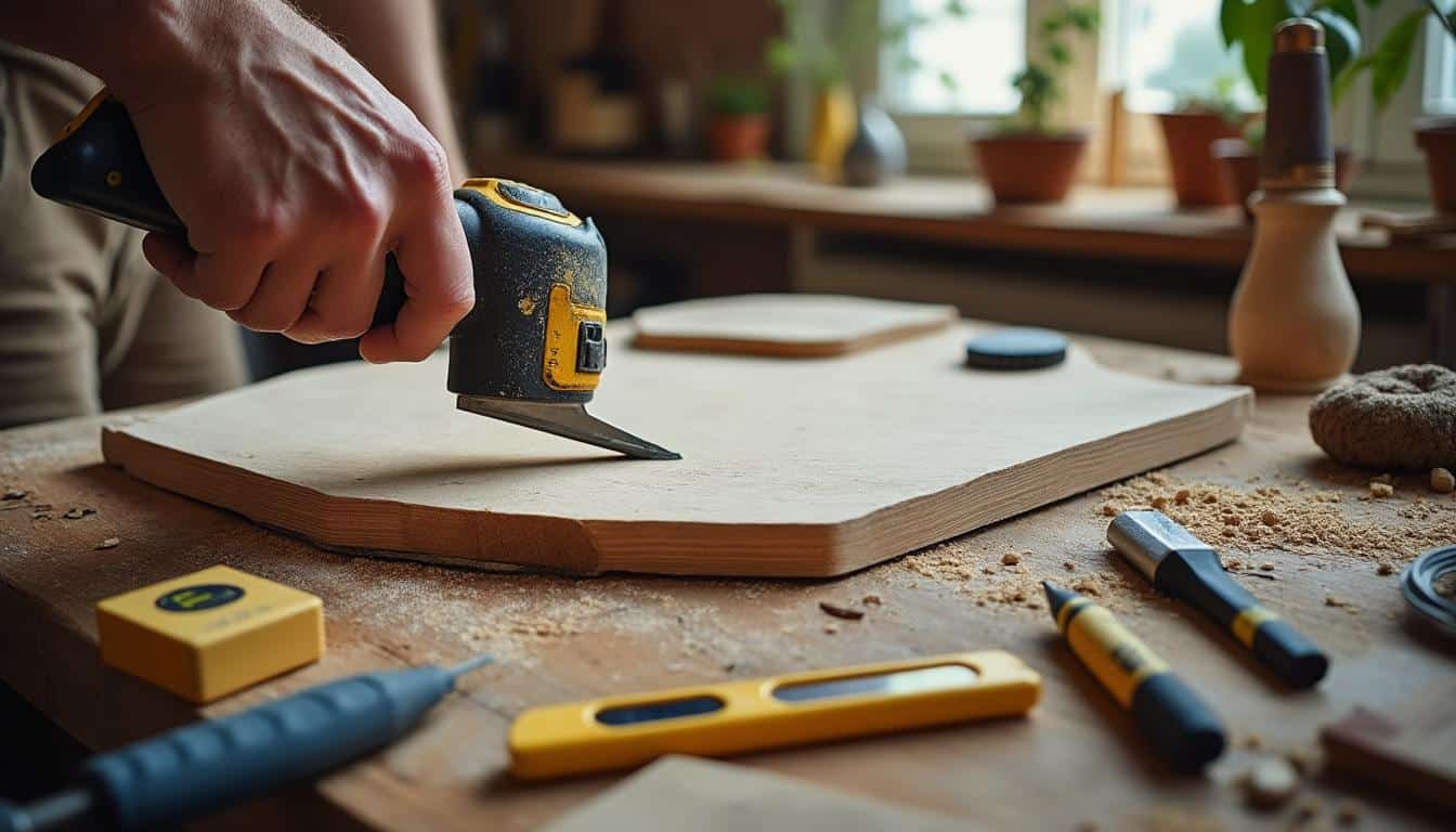 Illustration: Les outils indispensables pour un perçage parfait dans le placo