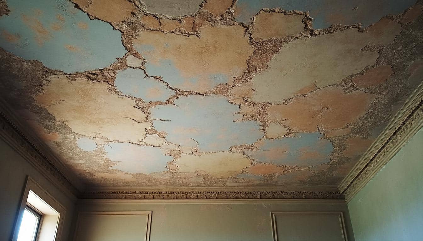 Plafond qui craquelle : causes, diagnostic et réparations efficaces