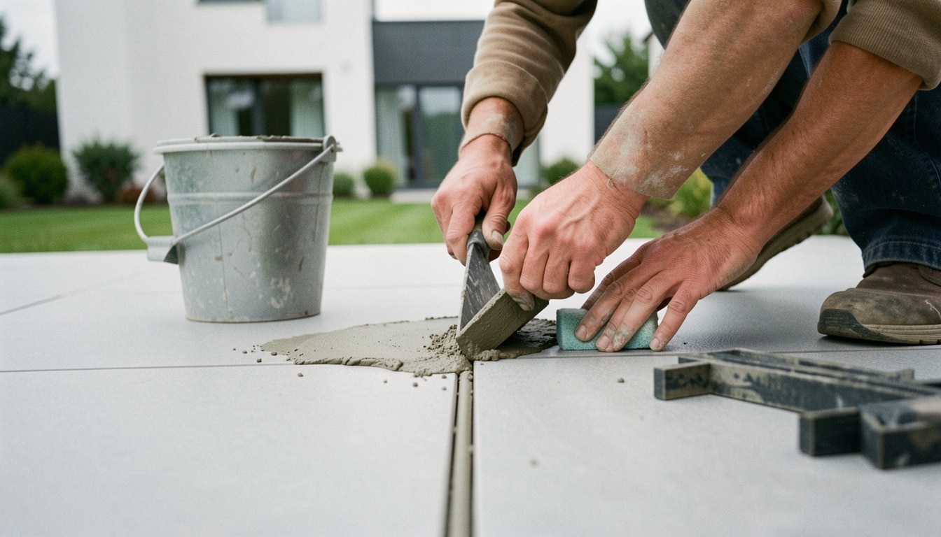 Comment faire les joints d’un carrelage extérieur durable